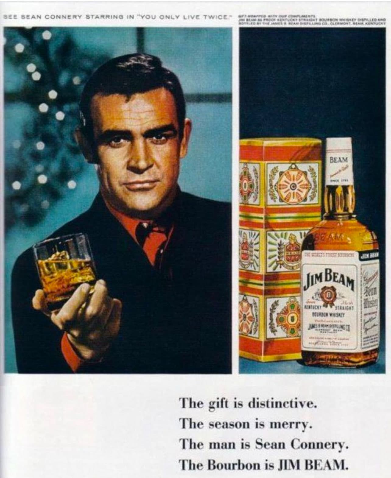 Vintage Jim Beam ad.