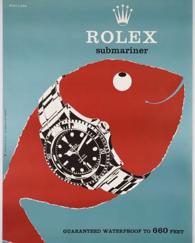 Rolex Submariner ad.